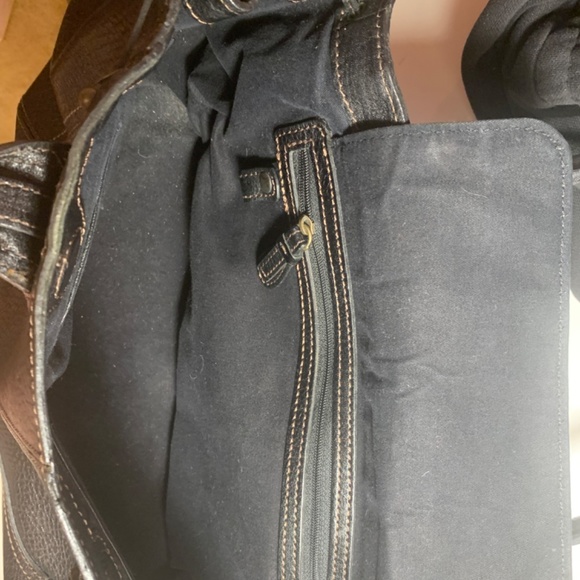 Bannana Republic leather pebbled leather bag - Picture 4 of 5